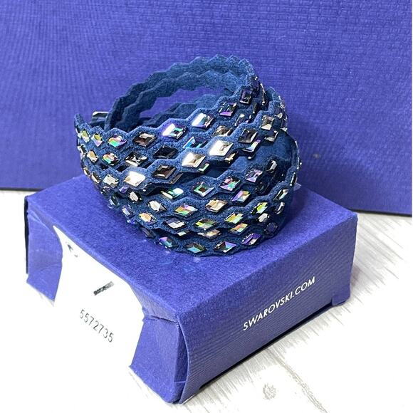 Swarovski Power Collection Navy bracelet Blue, Rhodium plated - Picture 1 of 7